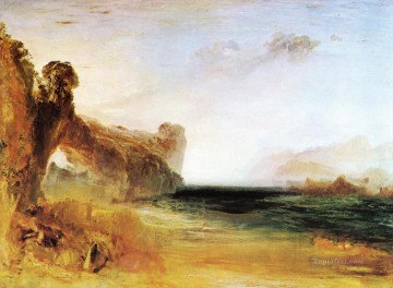 Turner Painting - Rocky Bay con Figuras Romántico Turner